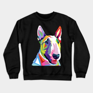 Bull Terrier Pop Art - Dog Lover Gifts Crewneck Sweatshirt